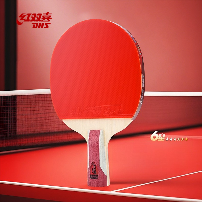 Table Tennis Champion - مضرب تنس طاولة DHS مع مطاط