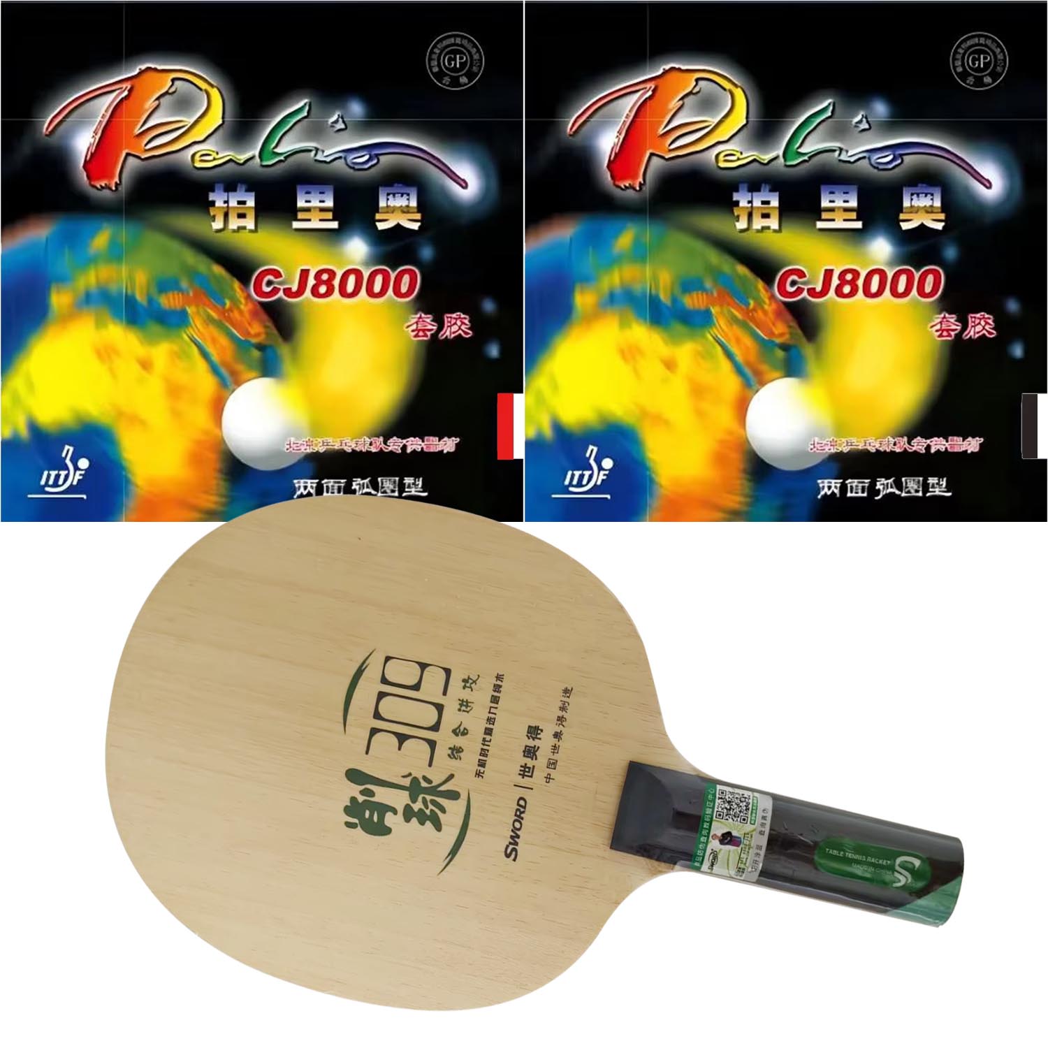 Table Tennis Grip Types - سيف برو كومبو راك 309 للتنس