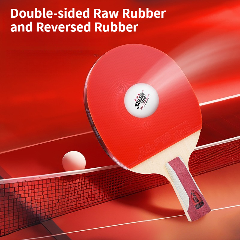 مضرب تنس طاولة DHS مع مطاط Hur - مراجعة Table Tennis Champion وسعره