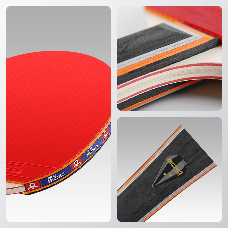 مضرب تنس طاولة مع حقيبة، 2 نجم - مراجعة Table Tennis Grip Types وسعره
