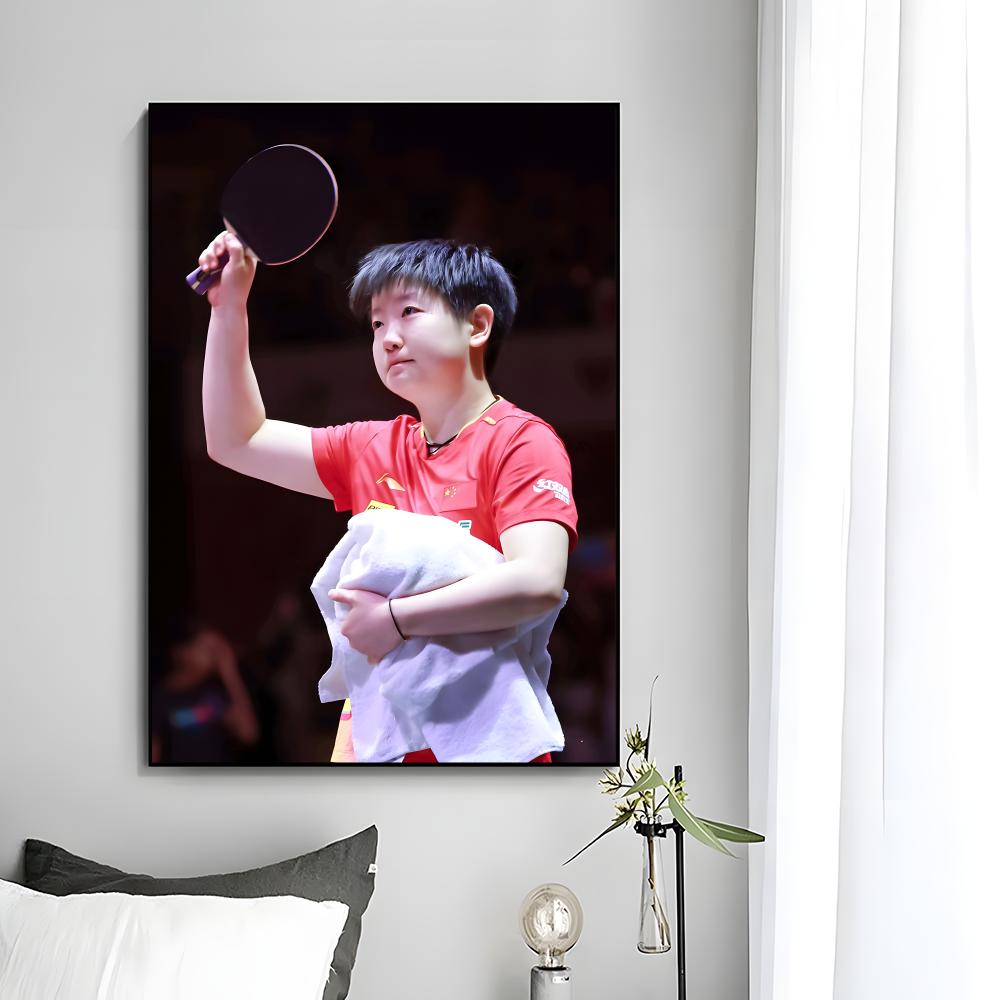 ملصق جداري للاعبة البطلة في تن - مراجعة Table Tennis Champion وسعره